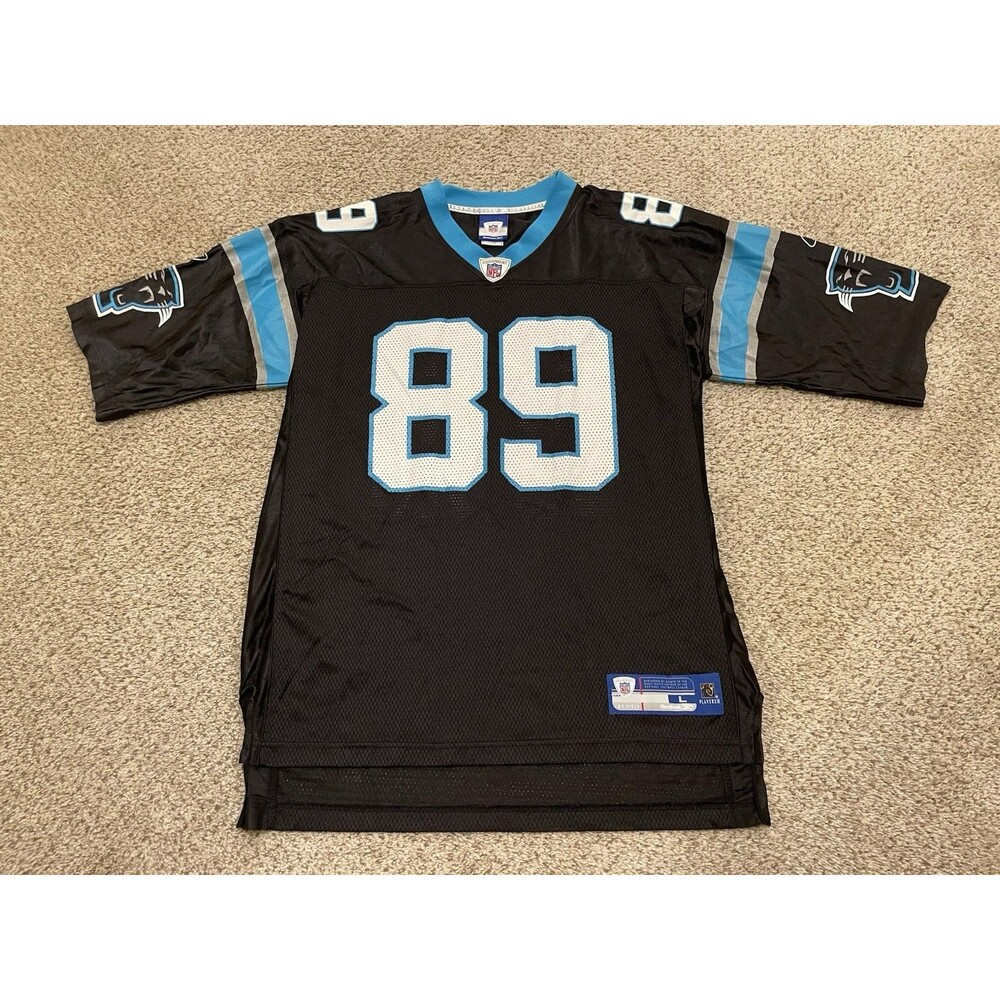 VTG Reebok Jersey Men's L Carolina Panthers Steve Smith Football NFL